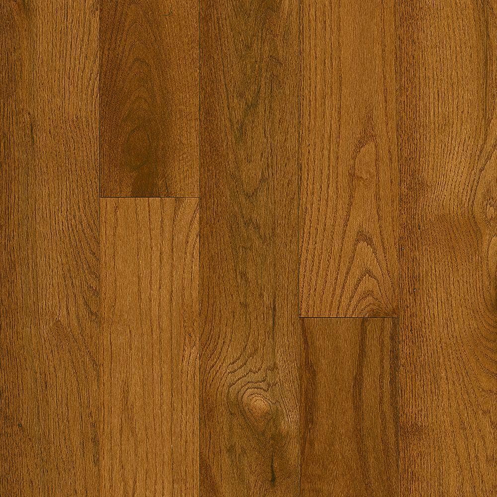 Plano Gunstock Oak 3/4 in. T x 5 in. W Smooth Solid Hardwood Flooring (376 sq.ft./pallet) - Hercitys