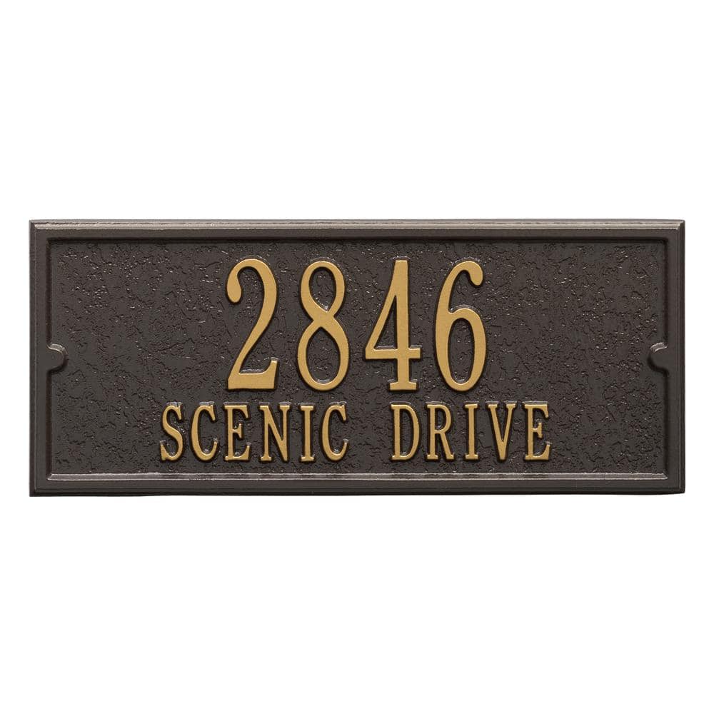 Mailbox Side Panel in Bronze/Gold - Hercitys
