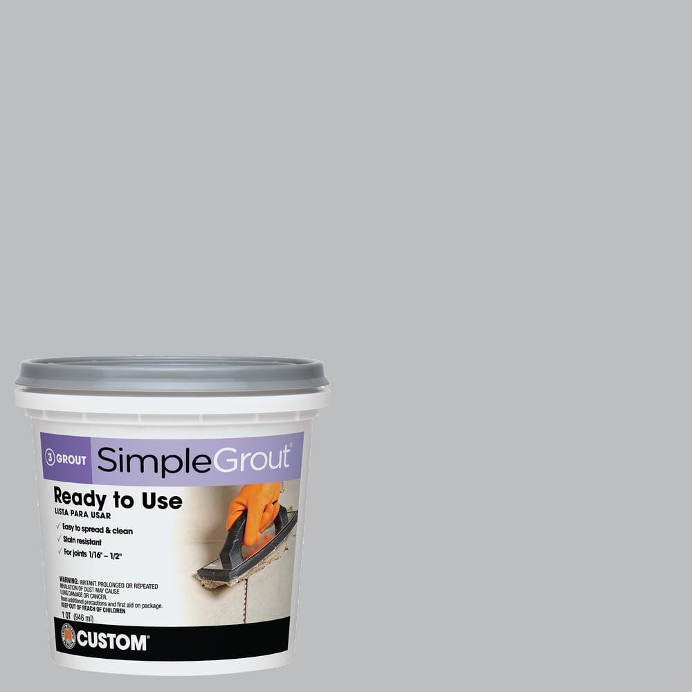 SimpleGrout #115 Platinum 1 qt. Pre-Mixed Grout - Hercitys