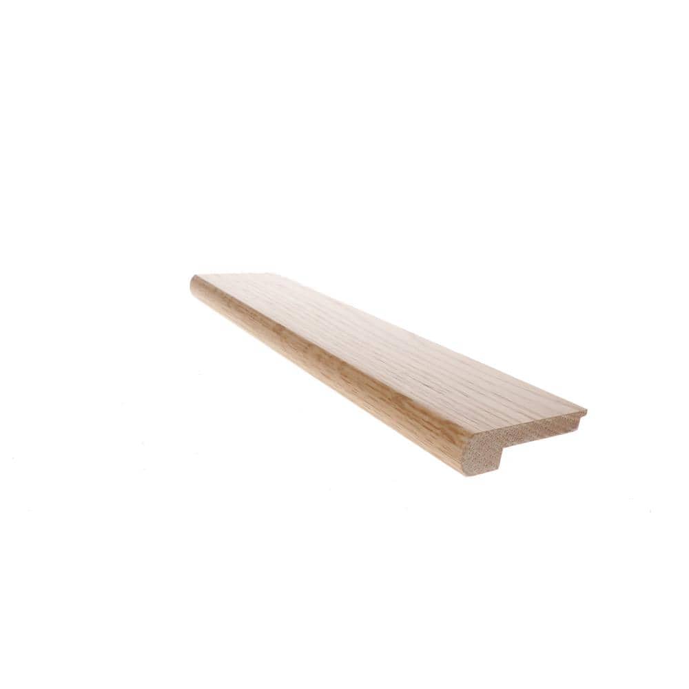 Stair Nosing Red Oak Aconite 0.60 in. T x 2.75 in. W x 78 in. L Low Gloss Hardwood Trim - Hercitys