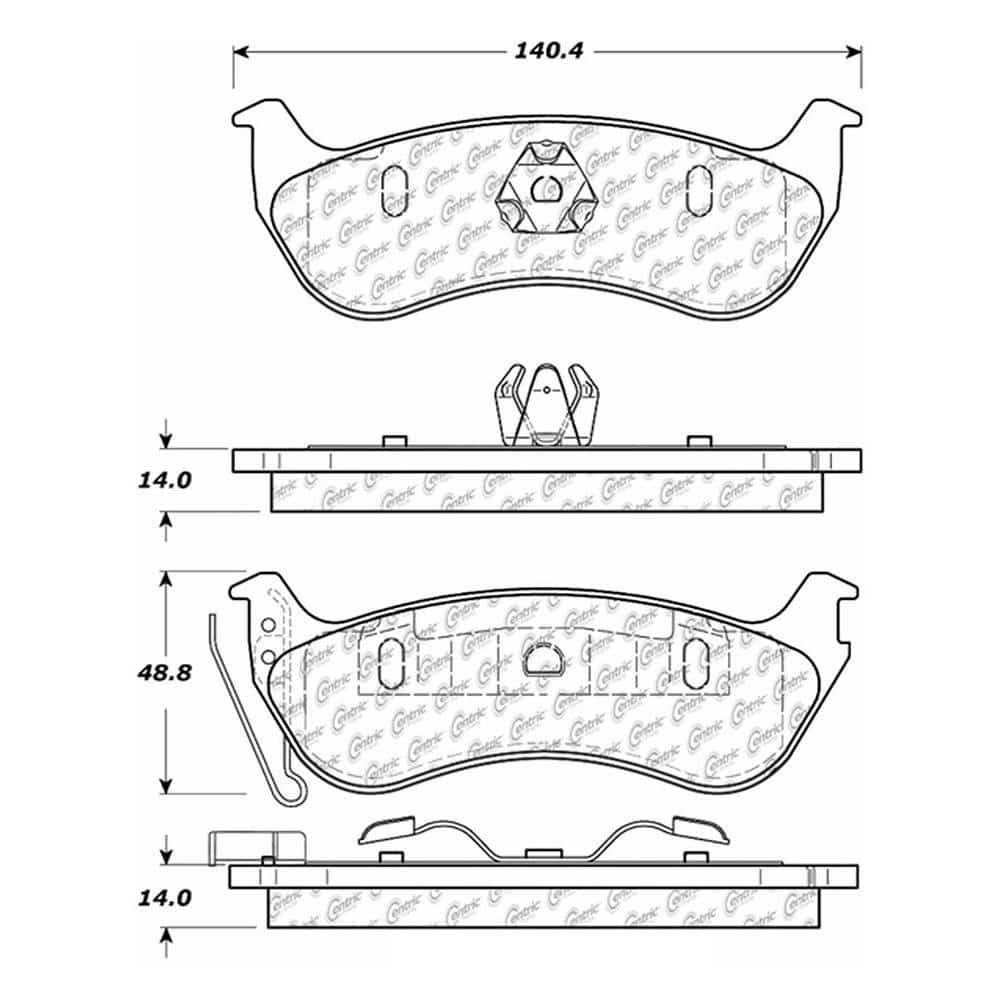 Disc Brake Pad Set - Hercitys