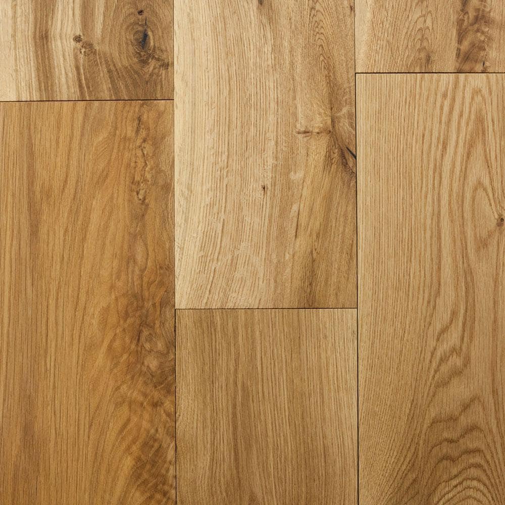Castlebury Natural White Oak 1/2 in. T X 7.5 in. W Tongue and Groove Engineered Hardwood Flooring (27 sq.ft./case) - Hercitys