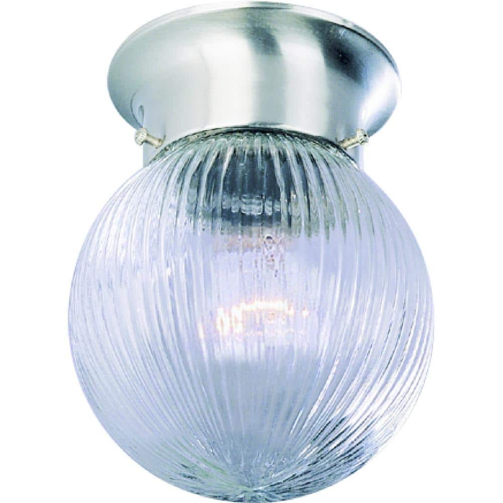 Roth 1-Light Brushed Nickel Flush Mount - Hercitys