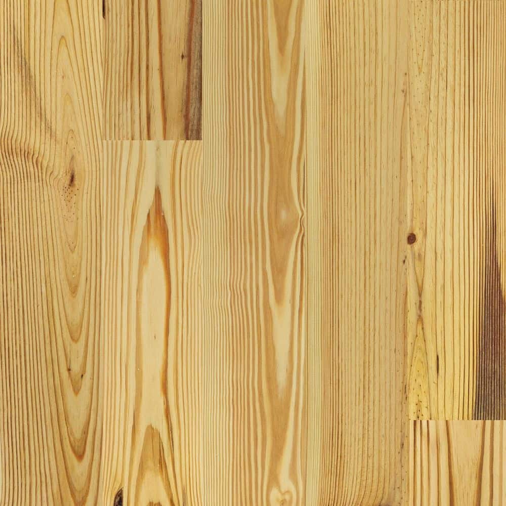Antiqued Natural Pine 3/4 in. T x 5-1/8 in. W Solid Hardwood Flooring (23.3 sq.ft./case) - Hercitys