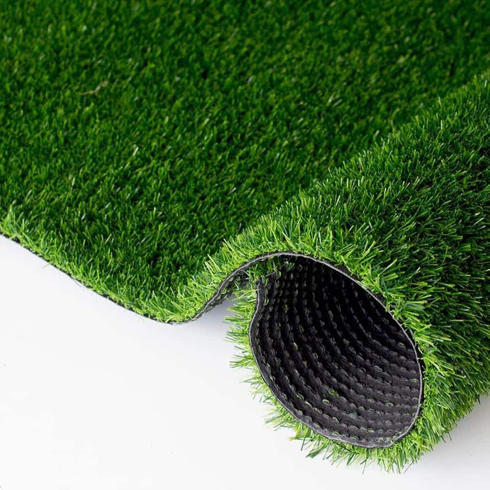 Realistic 3 ft. x 15 ft. Green Artificial Grass Turf - Hercitys