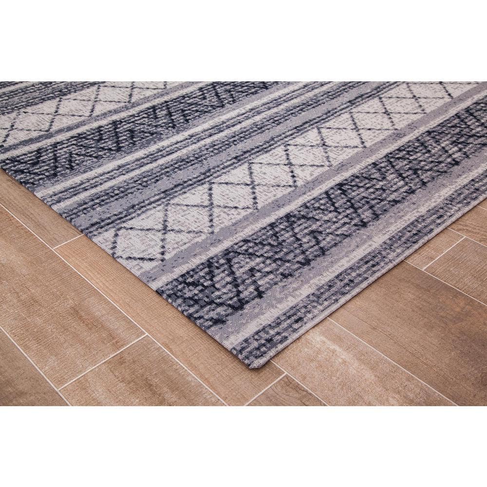 Alesund Multi-Colored 54 in. x 40 in. Polyester Chair Mat - Hercitys