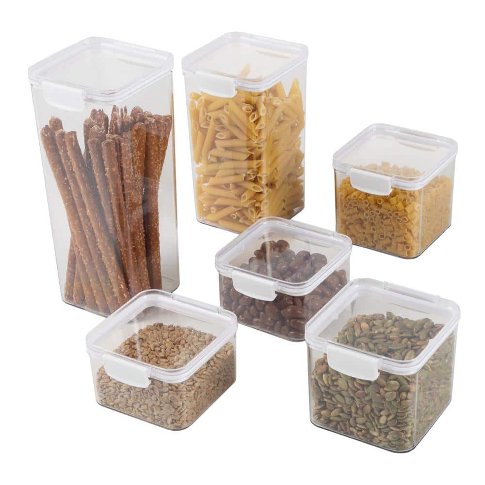 6-Piece Food Storage Containers with Lids Set - Hercitys
