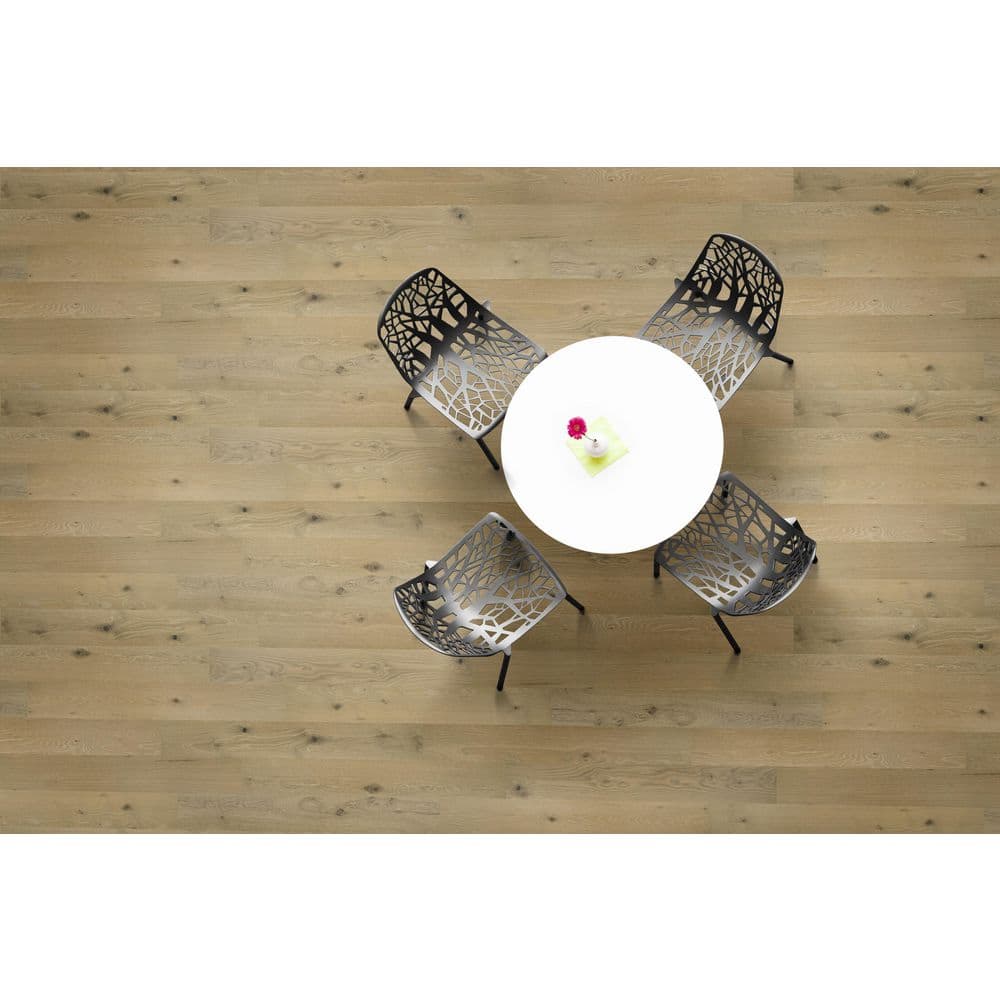 Jolie Oak 0.43 in. T x 1.49 in. W x 78 in. L Luxury Reducer Molding  Trim - Hercitys