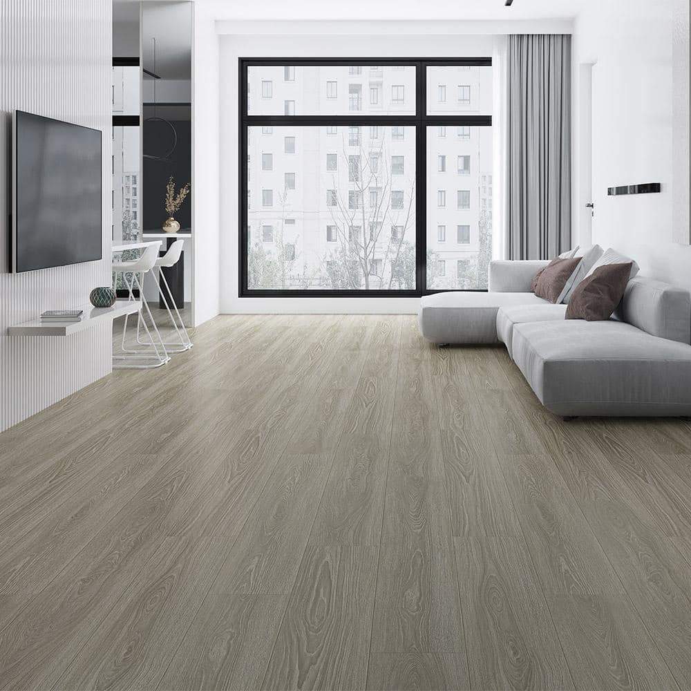 Rugged Castello 13 mm T x 7.6 in. W Waterproof Laminate Wood Flooring (17.73 sq. ft./Case) - Hercitys
