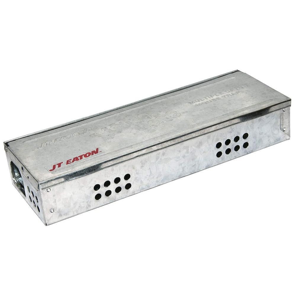 Little Pete Extra Narrow Multi Catch Mouse Trap with Solid Steel Lid (12-Pack) - Hercitys