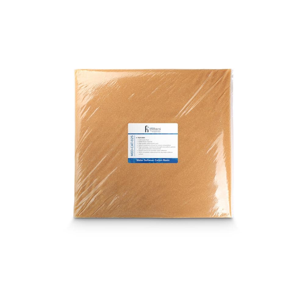 Water Softener Resin Media Replacement 100% Ion Exchange High-Quality Cation – 0.25 cu. Ft. - Hercitys