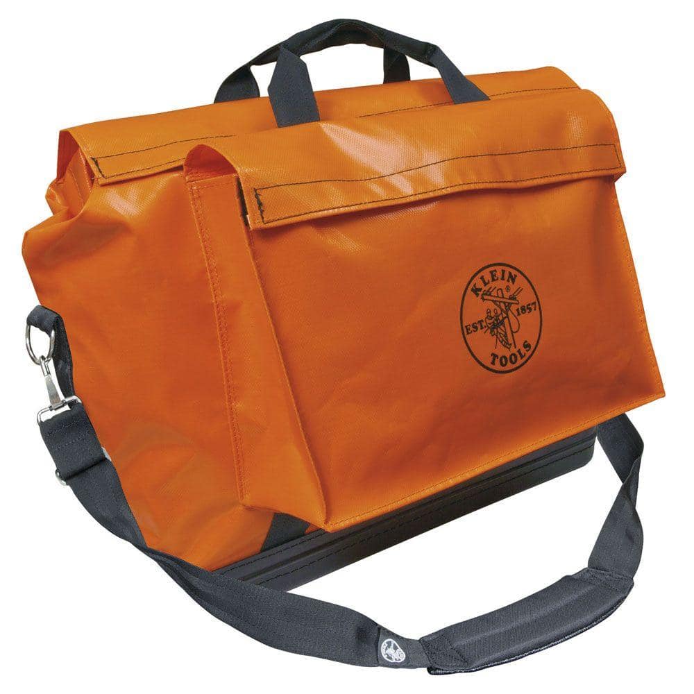 Tool Bag, Vinyl Equipment Bag, Orange, Large - Hercitys