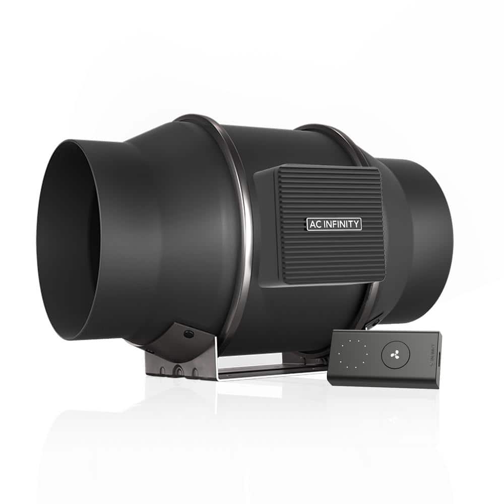 Cloudline S6 Quiet 6 in. Inline Duct Fan Speed Controller Heating Cooling Booster Hydroponics Grow Tents Ventilation - Hercitys