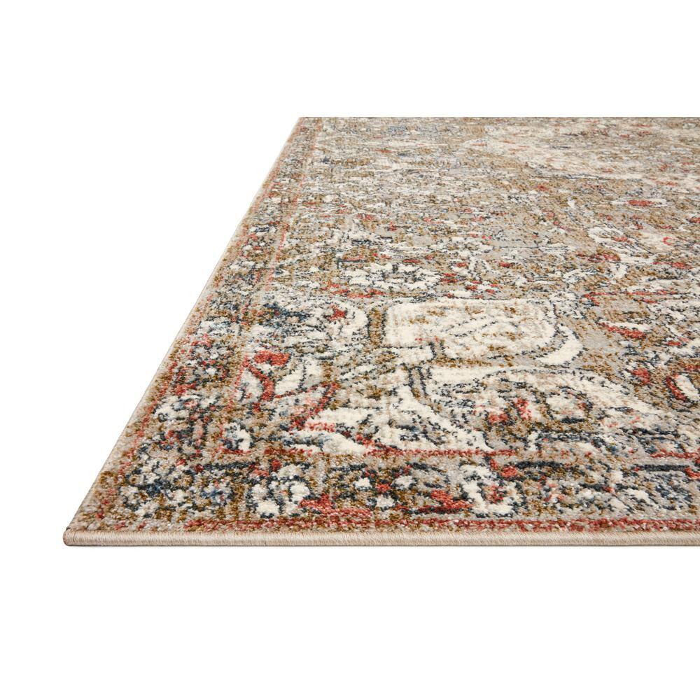 Saban Straw/Beige 5 ft. 3 in. x 7 ft. 6 in. Bohemian Floral Area Rug - Hercitys