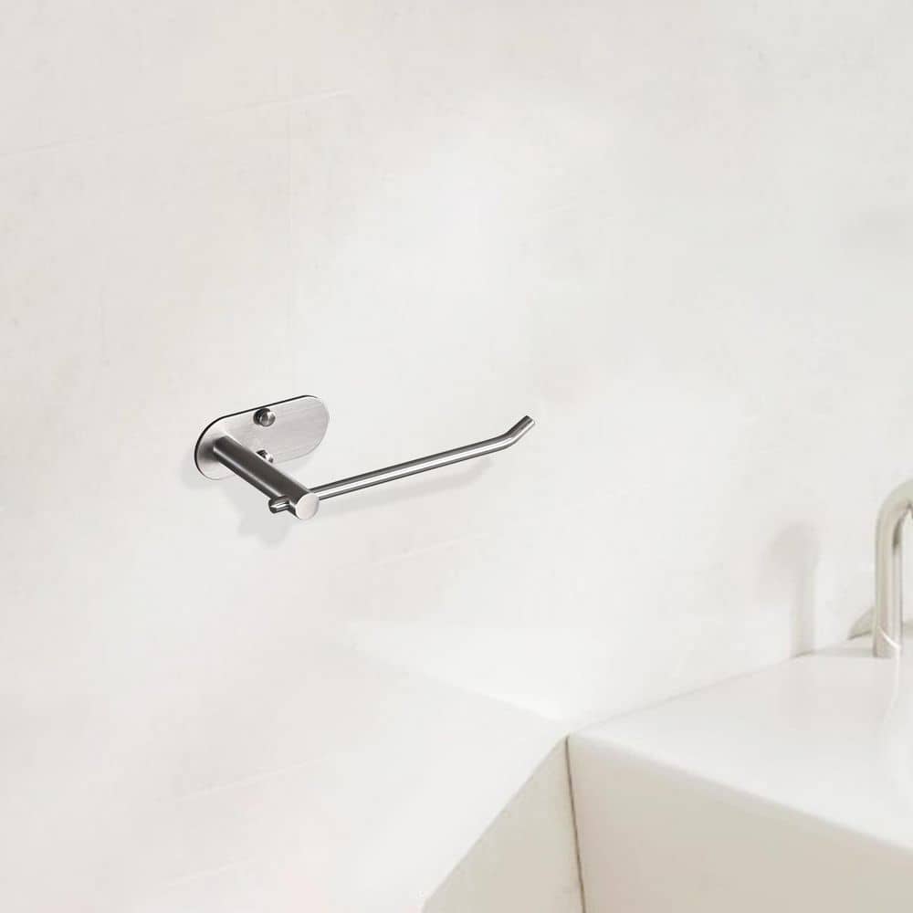 Wall Mount Brushed Nickel Stainless Steel Paper Towel Holder (1 Pack) - Hercitys