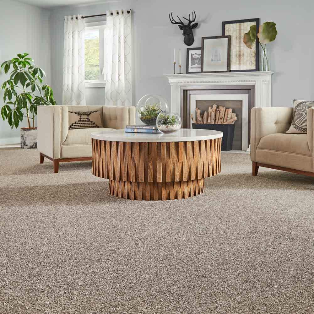 Maisie II  – Bermuda Sand – Beige 52 oz. Triexta Texture Installed Carpet - Hercitys