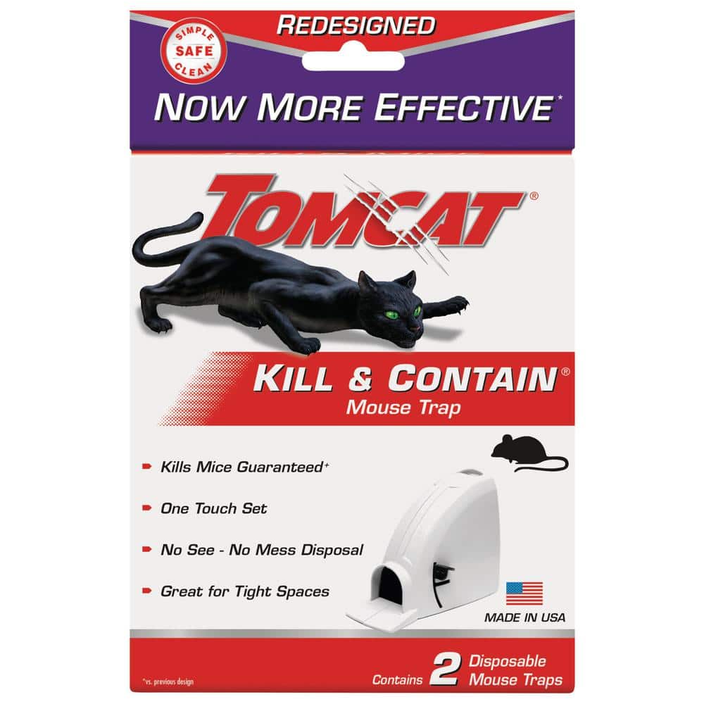 Kill & Contain Mouse Trap, Never See a Dead Rodent Again, 2 Traps - Hercitys