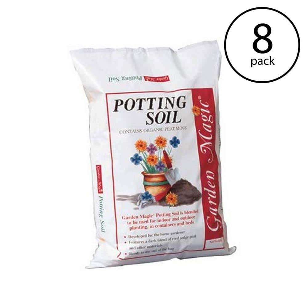 Garden Magic Organic Planting Potting Soil, 40 lbs. Bag (8-Pack) - Hercitys