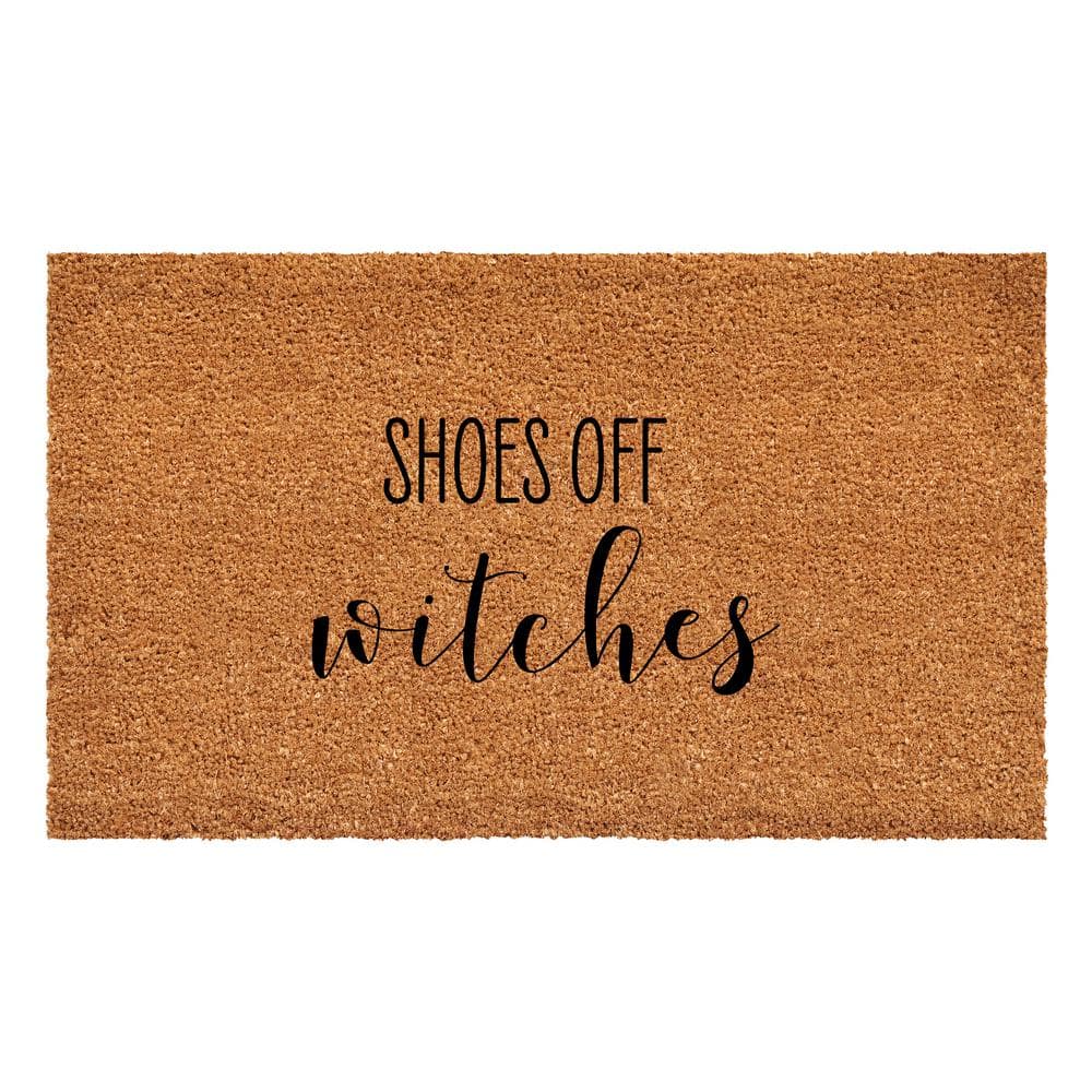 Shoes Off Witches Doormat 17″ x 29″ - Hercitys