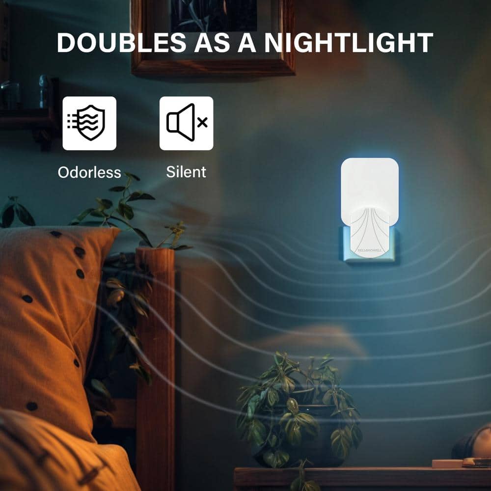 Rogue Indoor Plug-In Insect Trap for Fruit Flies, Gnats and House Flies with UV Lights - Hercitys