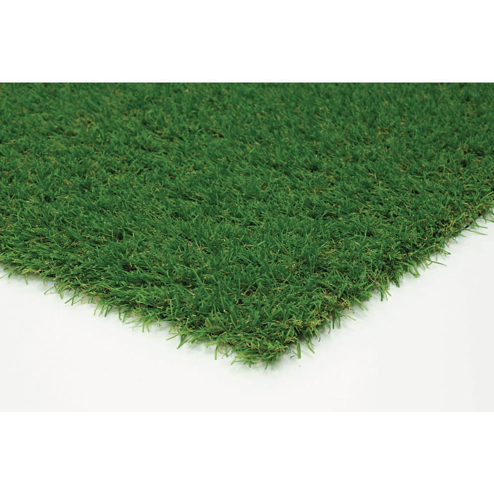 Prairie 12 ft. Wide x Cut to Length Green Artificial Grass - Hercitys