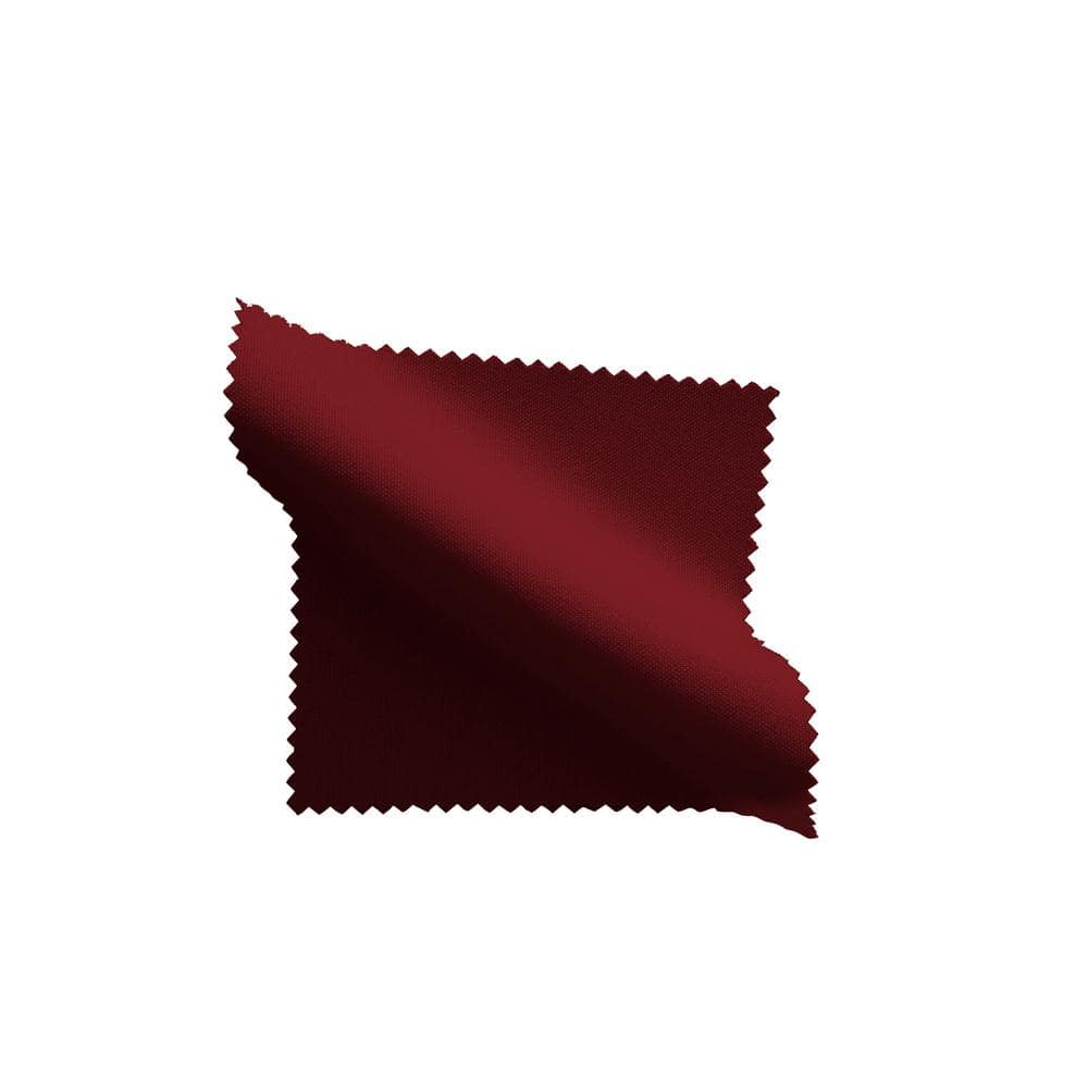 60 in. x 102 in. Burgundy Solid Polyester Poplin Rectangular Tablecloth - Hercitys