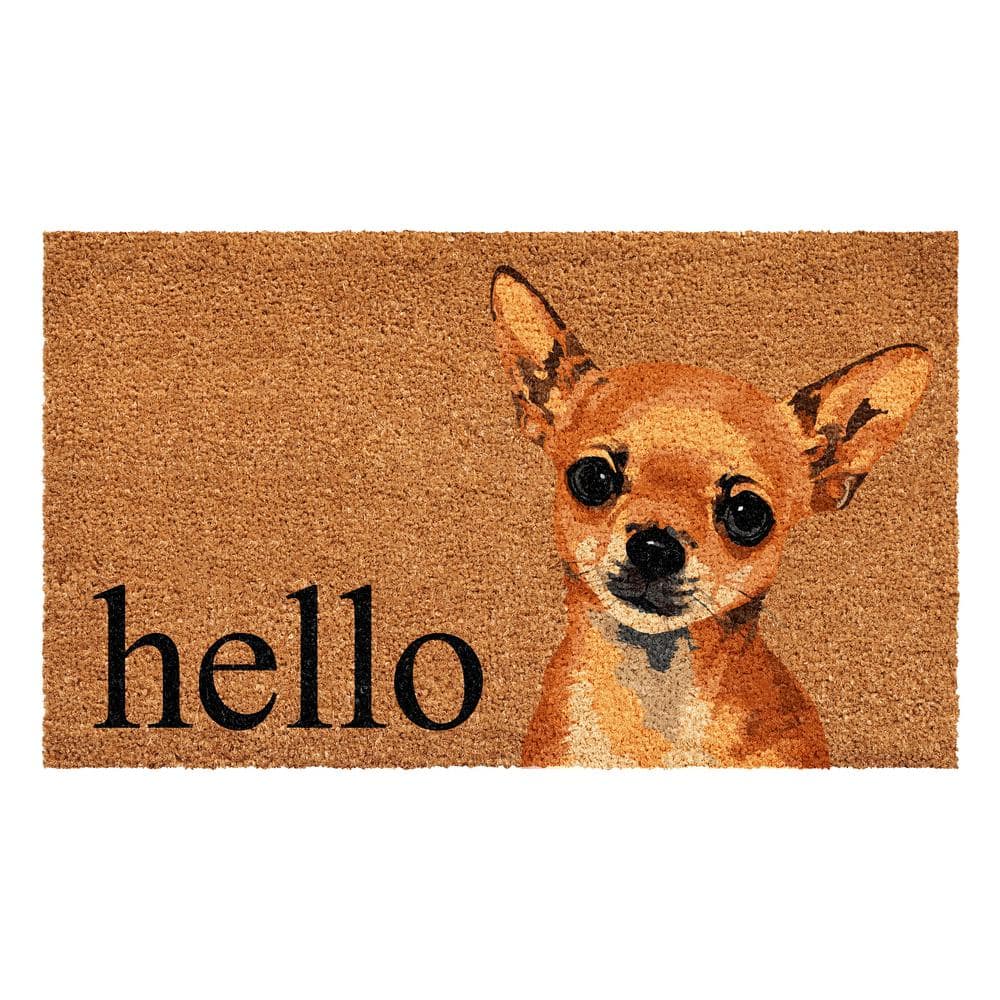 Brown Chihuahua Doormat 17″ x 29″ - Hercitys