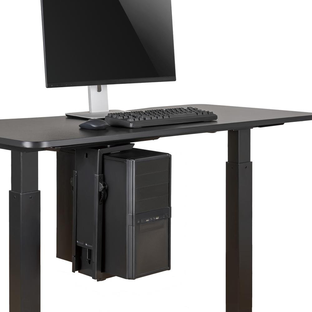 6.2 in. Black Deluxe CPU Mount with Sliding Track - Hercitys