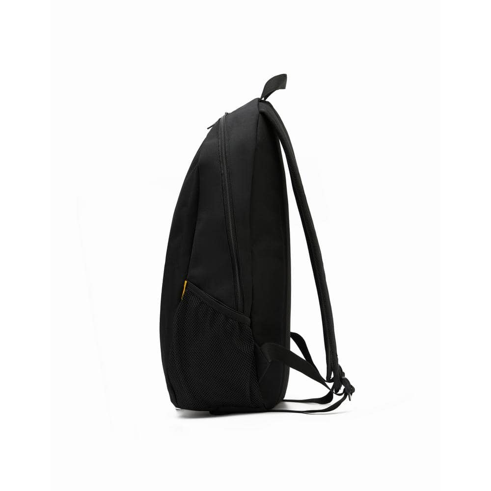 Soft Bag, 12 in., 3 Pockets, Black, 600-D Polyester, Backpack, Large capacity Ample Storage Space, 1 Laptop Sleeve - Hercitys