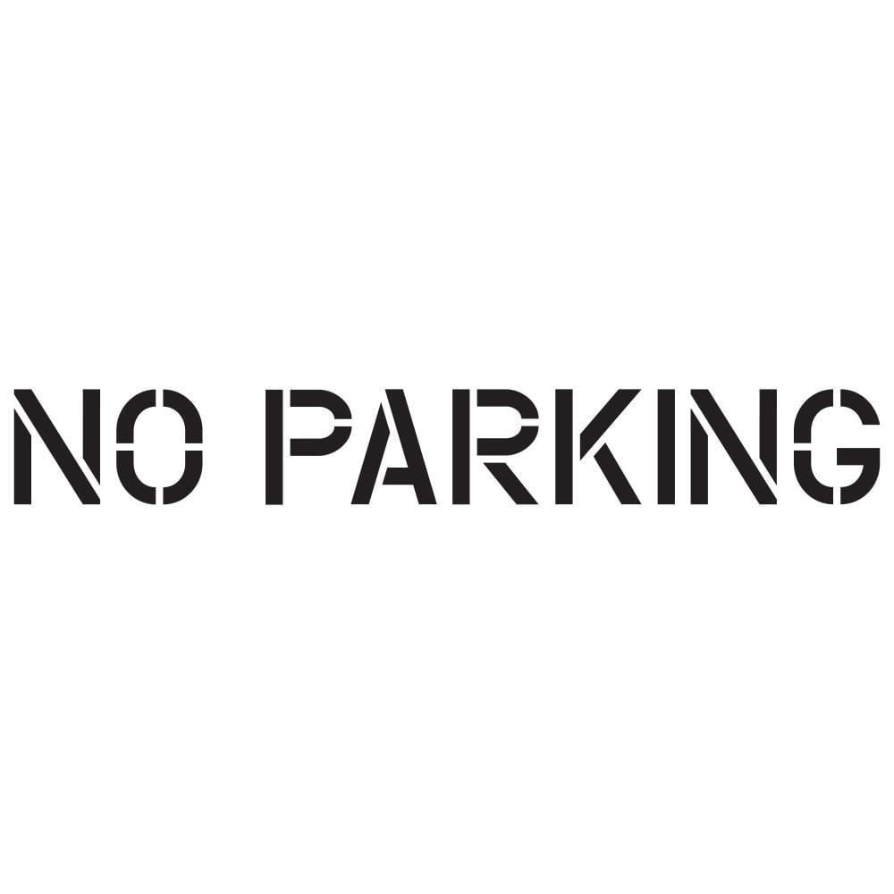 8 in. No Parking Stencil - Hercitys