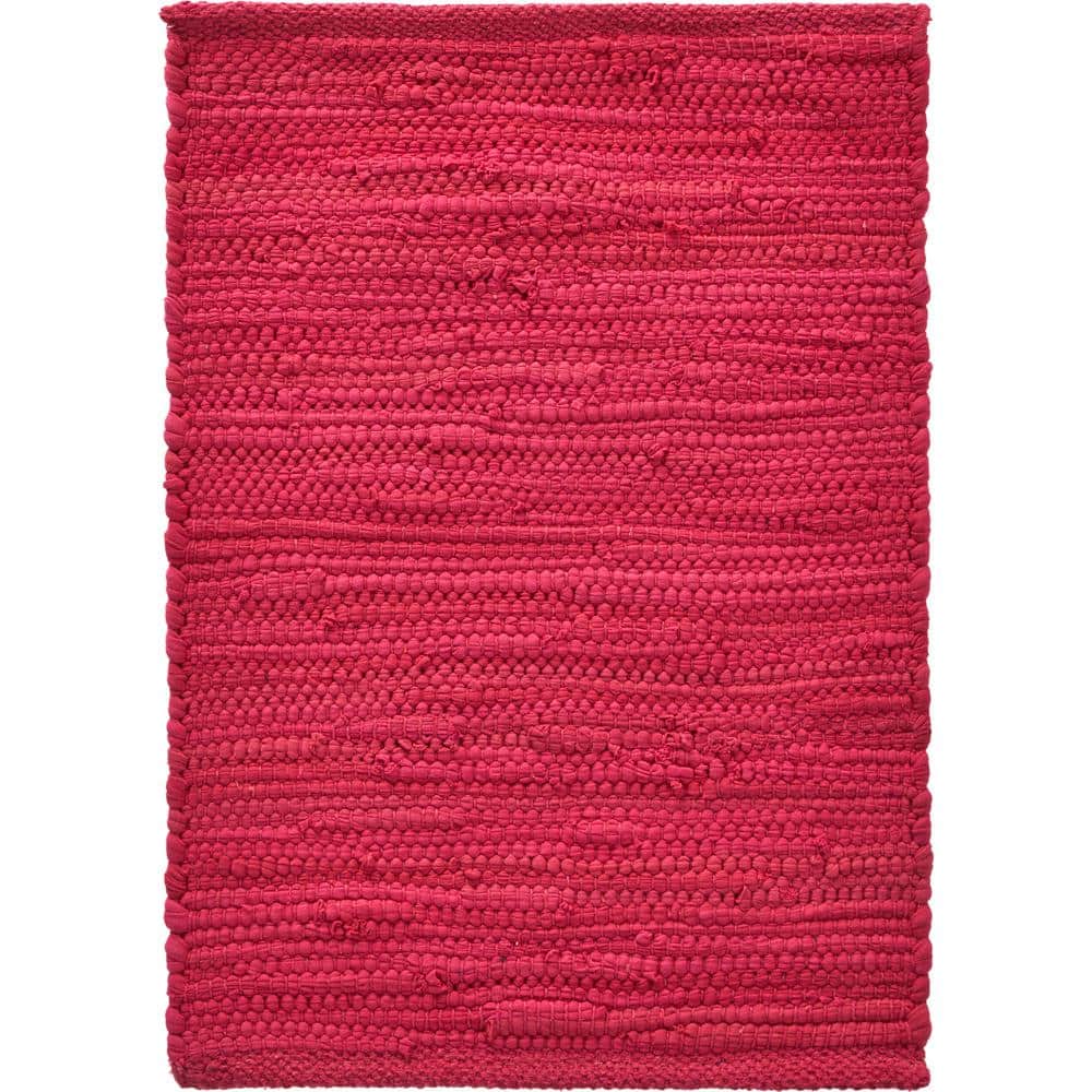 Solid Magenta 19 in. x 13 in. Cotton Placemat (Set of 4) - Hercitys