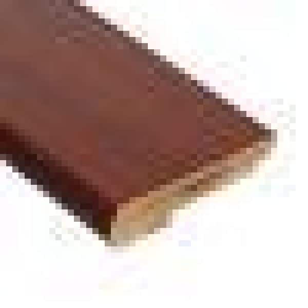 Horizontal Chestnut 9/16 in. Thick x 3-3/8 in. Wide x 78 in. Length Bamboo Stair Nose Molding - Hercitys