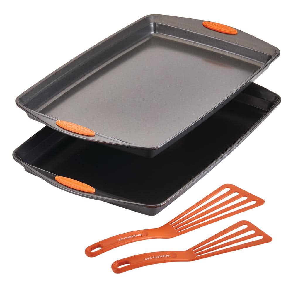 Yum-o! Nonstick Bakeware 4-Piece Gray Bakeware Set - Hercitys