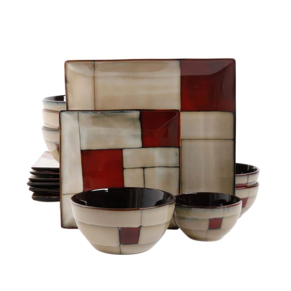 Azeal 16-Piece Casual Beige Stoneware Dinnerware Set (Service for 4) - Hercitys