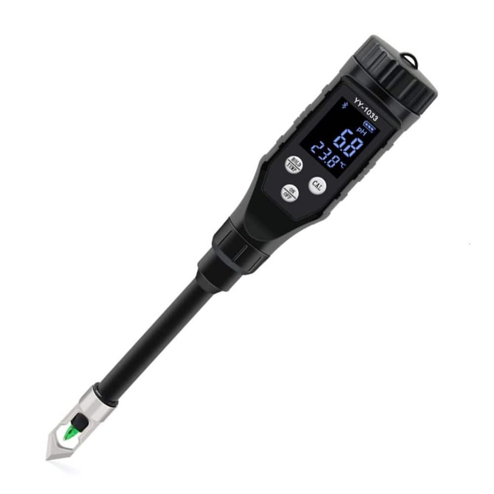 Professional Digital Soil and Water pH Tester-Accurate pH Meter for Garden, Lawn, Farm, Brewing Cooking and Pools (1005) - Hercitys