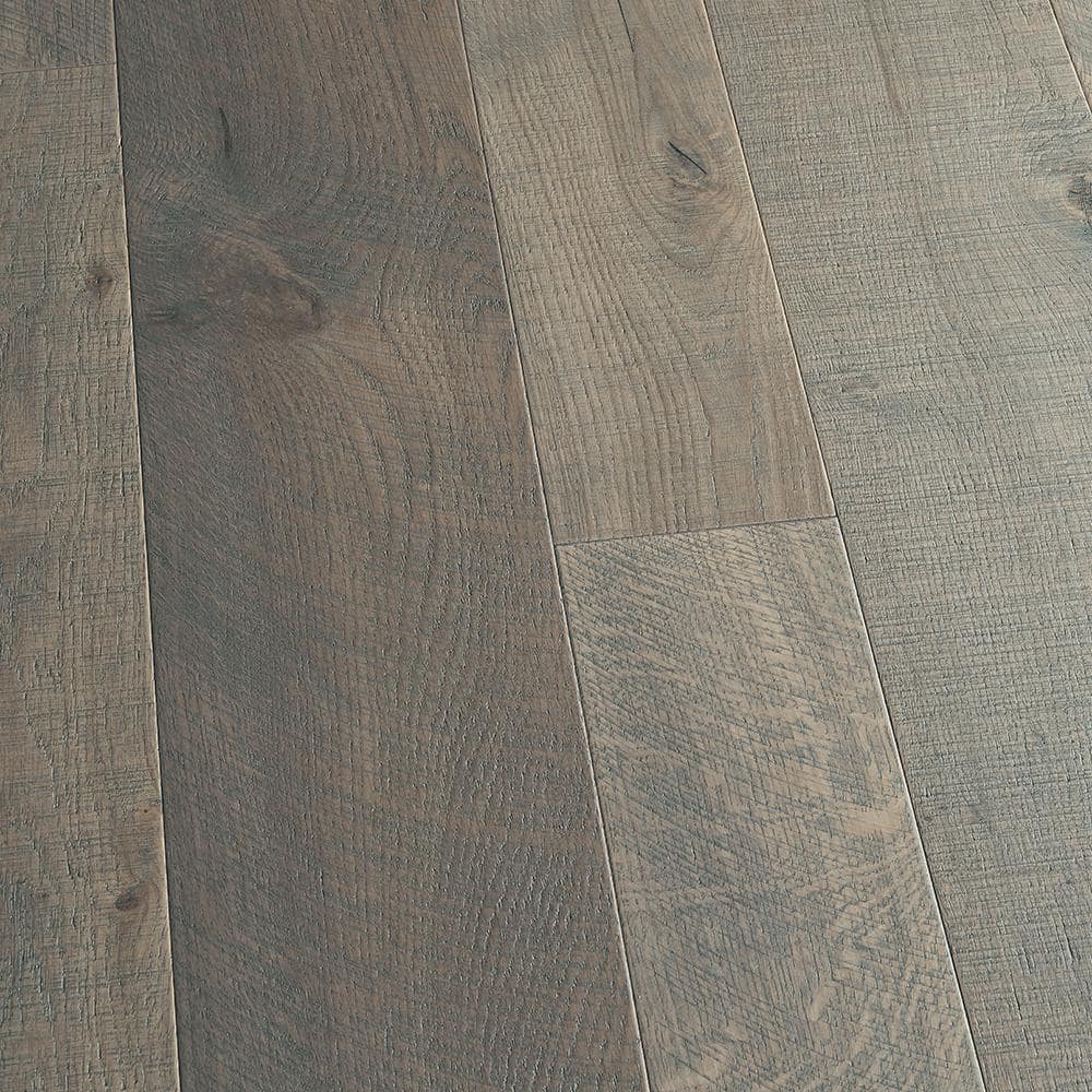 Half Moon French Oak 1/2 in. T x 5 & 7 in. W Tongue & Groove Distressed Engineered Hardwood Flooring (24.9 sq. ft./case) - Hercitys