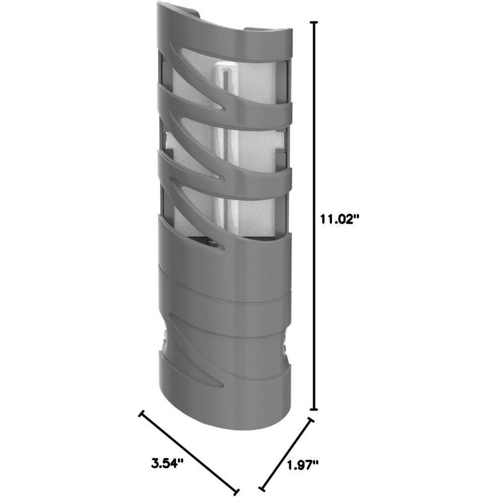 Indoor/Outdoor Fruit Fly Traps with UV Light in Gray - Hercitys