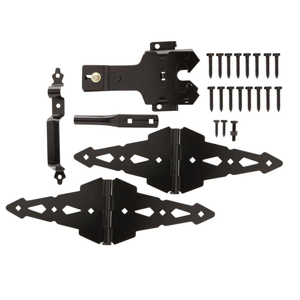 Black Deluxe Latch Gate Set - Hercitys