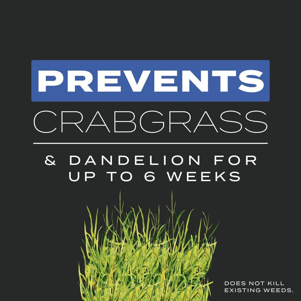 Turf Builder Triple Action Built for Seeding 4.3 lb. 1,000 sq. ft. Weed Preventer and Fertilizer for New Lawns - Hercitys