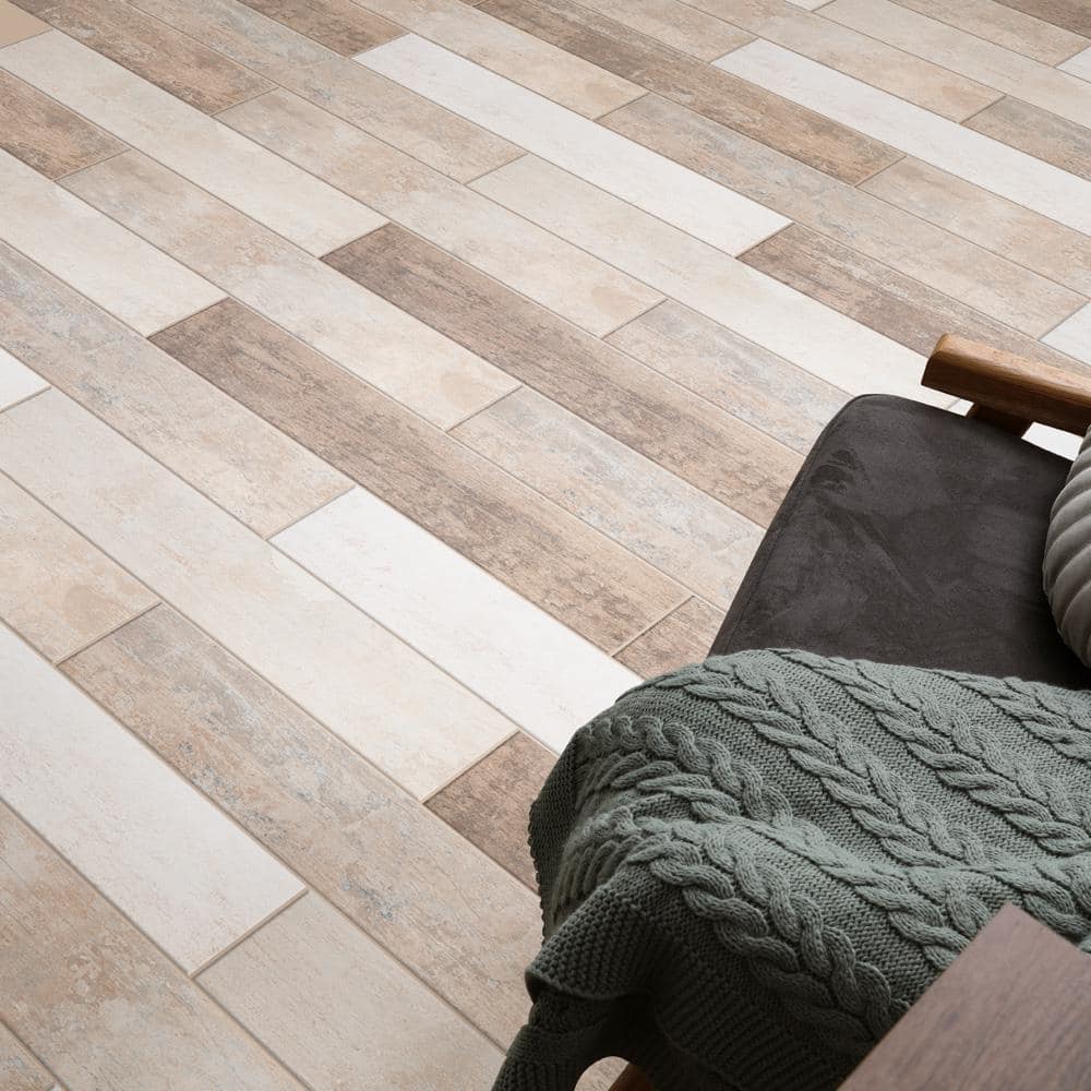 Cava Verdejo 6 in. x 31-1/2 in. Porcelain Floor and Wall Tile (12.15 sq. ft./Case) - Hercitys