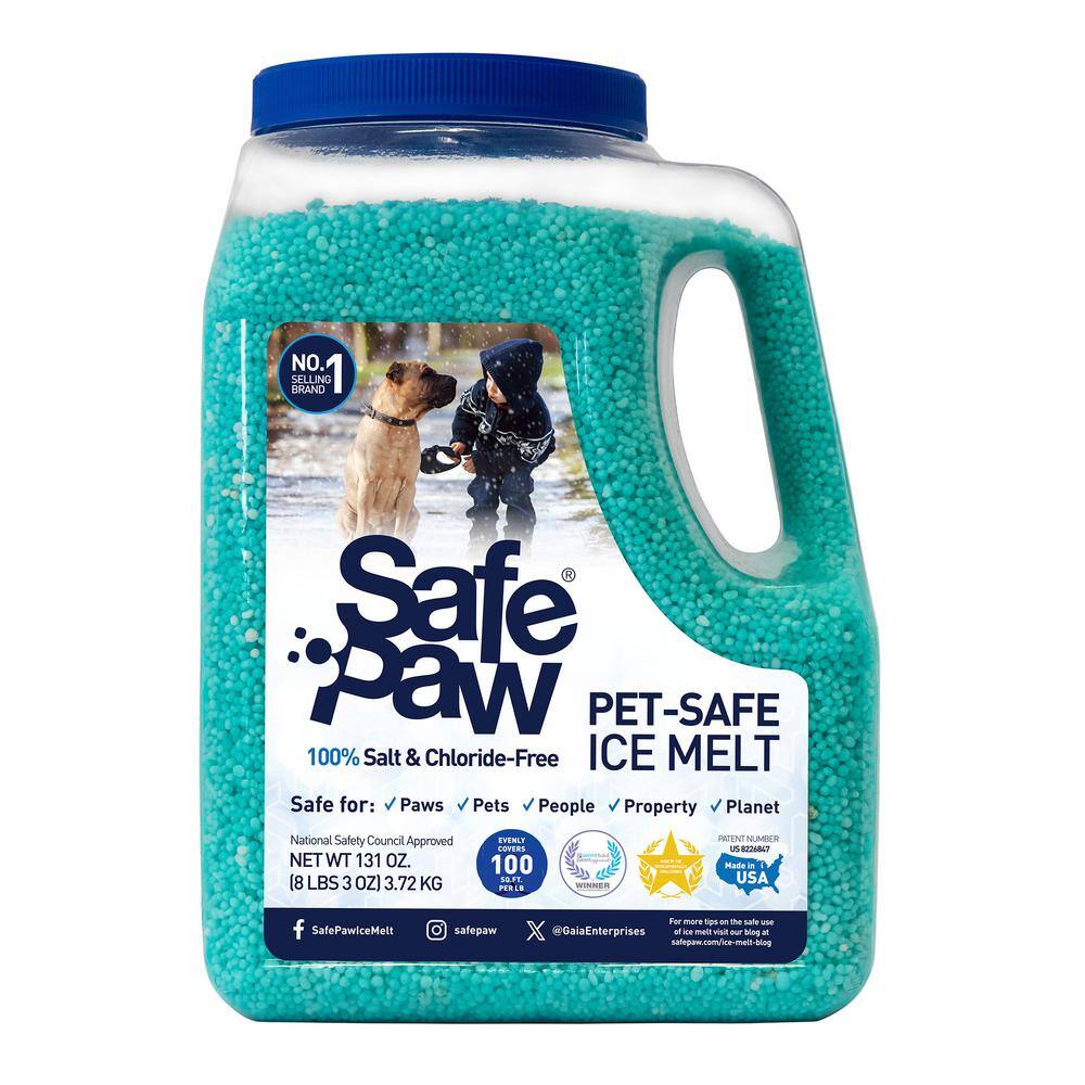 8 Lb Non Toxic Salt Chloride Free Child Pet Safe Snow Ice Melt (2-Pack) - Hercitys