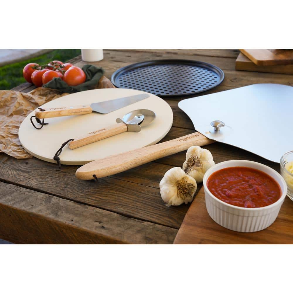 Pizza Grilling and Cutting Kit (5 Piece) - Hercitys