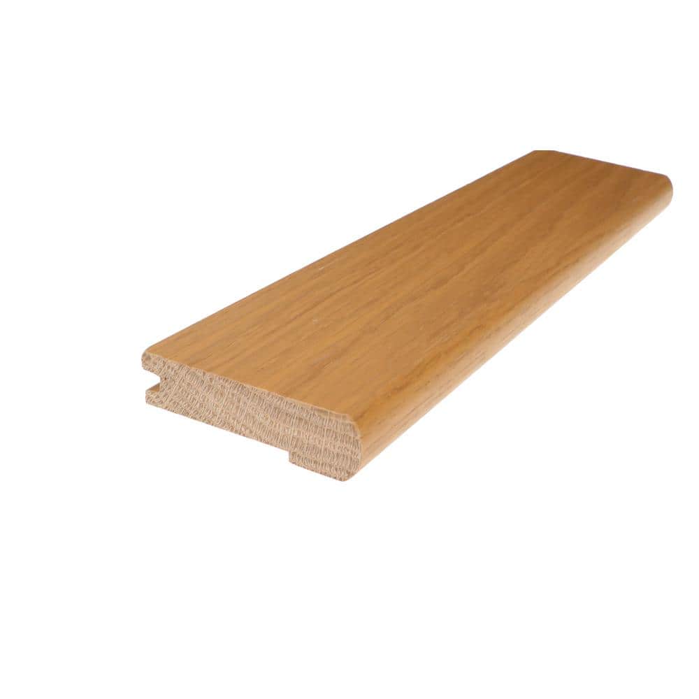 Crystal 0.5 in. Thick x 2.78 in. Wide x 78 in. Length Hardwood Stair Nose - Hercitys