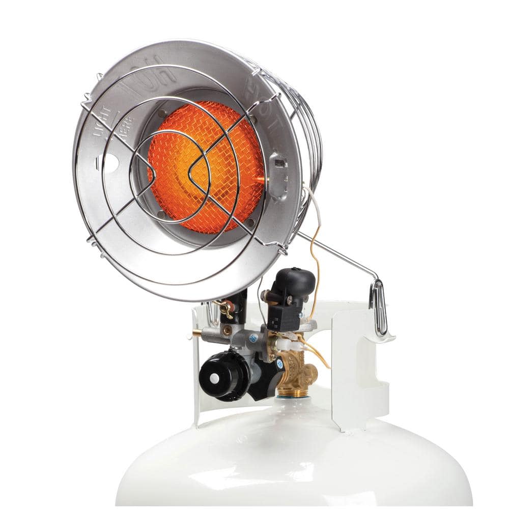 Single Tank Top 15,000 BTU Radiant Propane Outdoor Space Heater - Hercitys