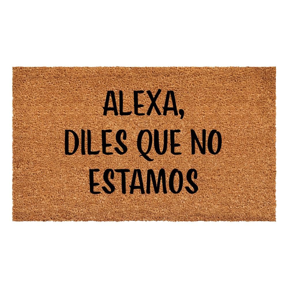 Alexa, diles que no estamos Doormat 24″ x 36″ - Hercitys
