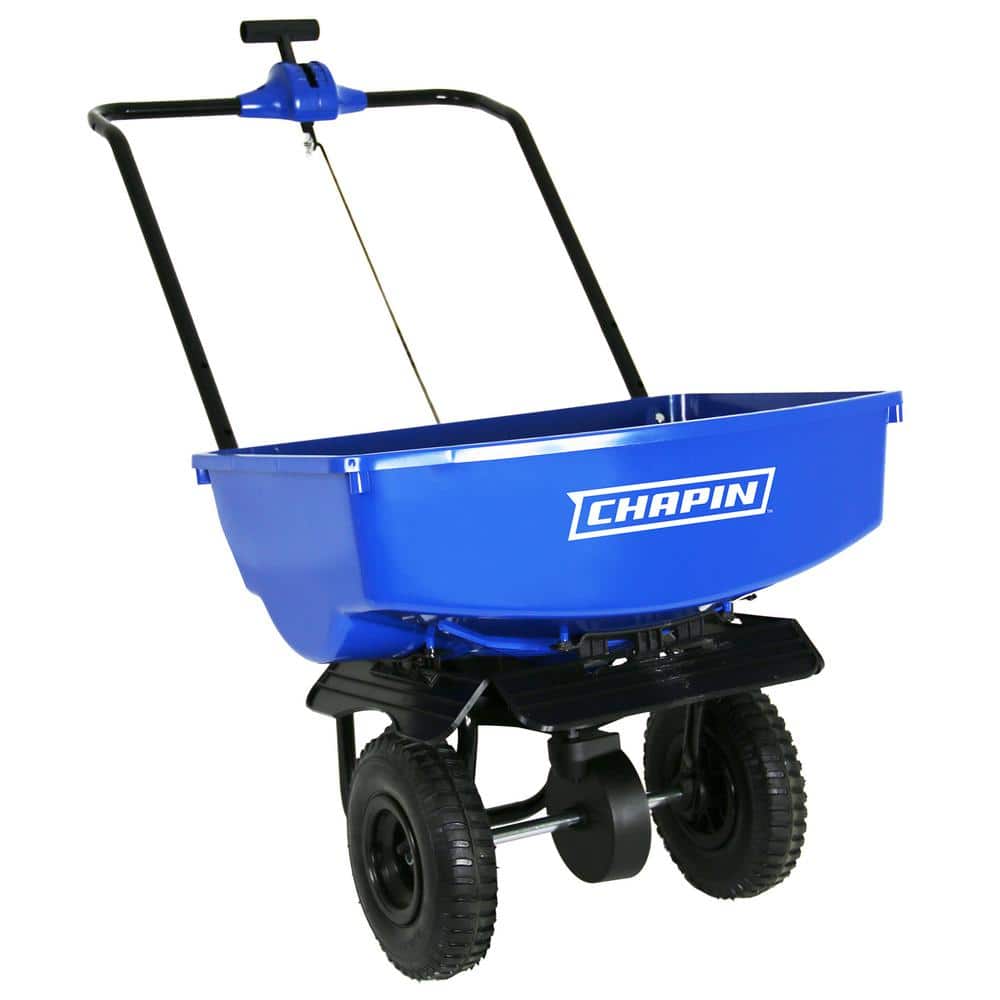 70 lbs. Residential Broadcast Ice Melt and Salt Spreader - Hercitys
