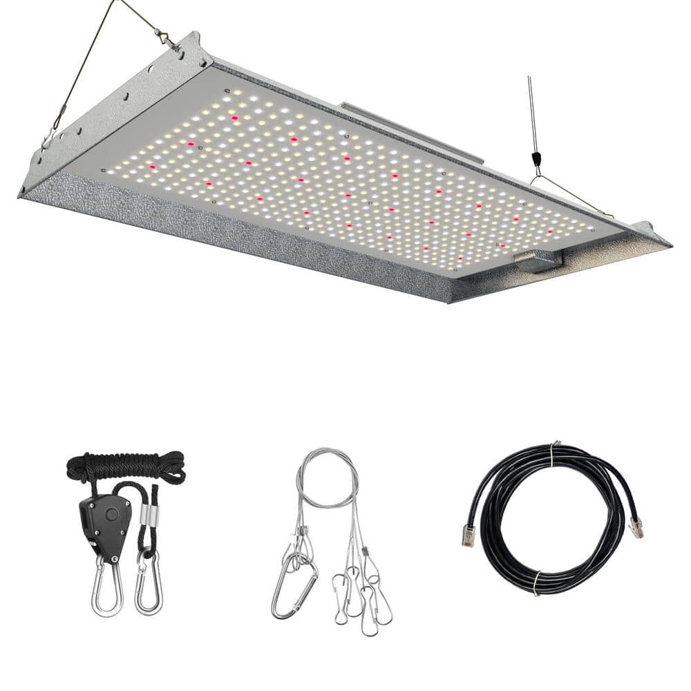 Blume 200-Watt Full Spectrum Led Grow Light with Daisy Chain for Indoor Plants, with Bright White Color Temperature - Hercitys