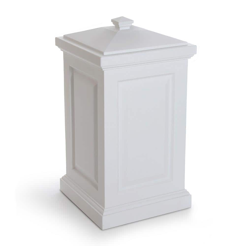 Bershire 45 Gal. Polyethylene White Storage Bin - Hercitys