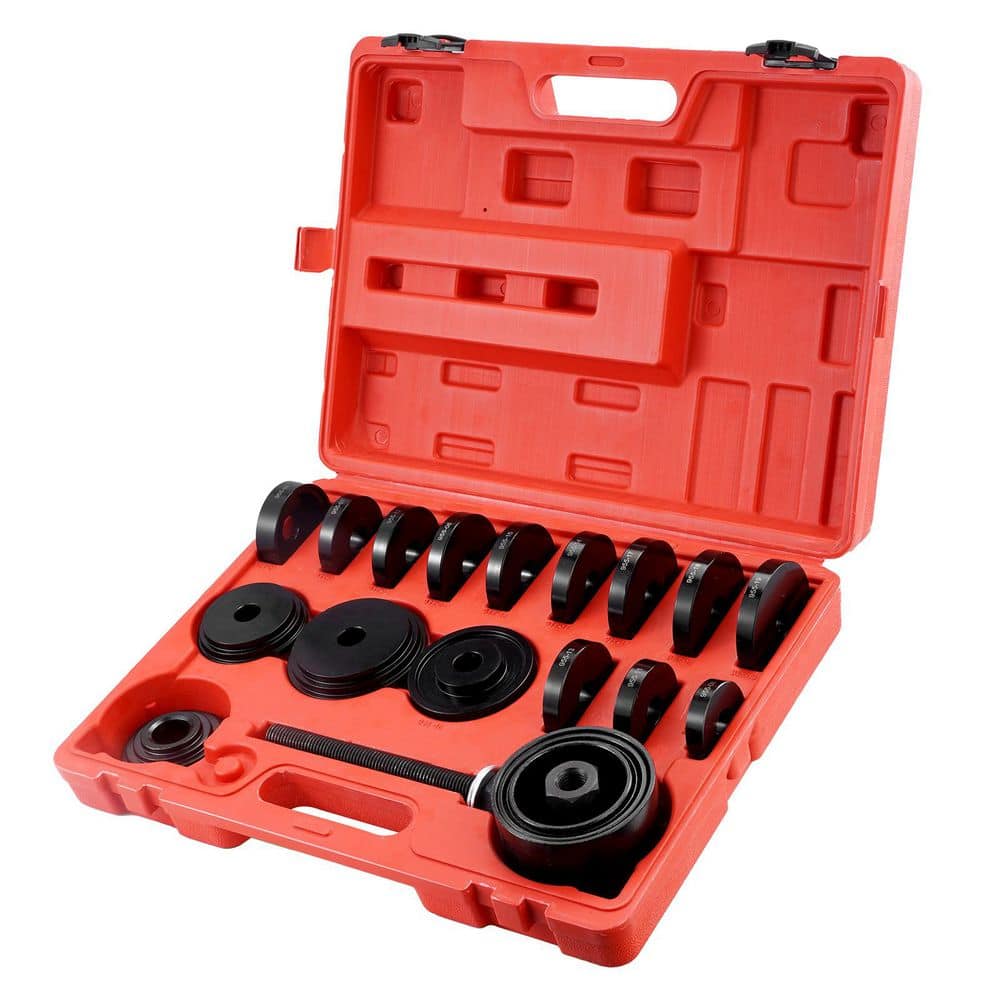 Wheel Bearing Press Kit, 23-Pieces FWD Bearing Puller Tools, for Front Wheel Drive Bearing Removal and Installation - Hercitys