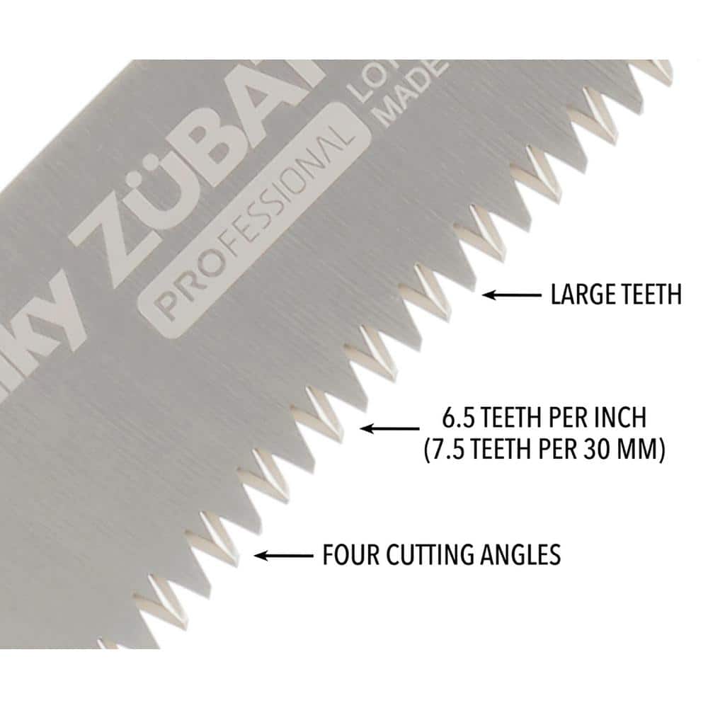 ZUBAT 13 in. Large Teeth Hand Saw Replacement Blade - Hercitys